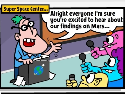 Comic Mars Finding 01