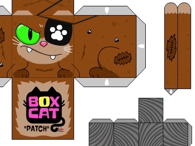 Box Cat-Patch by will guy on Dribbble