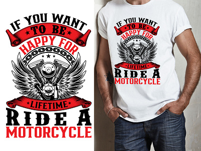 MOTORBIKER'S T-SHIRT DESIGN