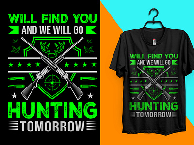 HUNTING T-SHIRT DESIGN