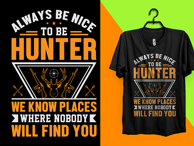 HUNTING T-SHIRT DESIGN