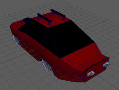 Car Autodesk Maya (part 2) 3d