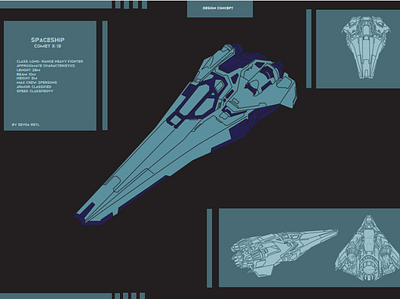 COMET X-19 3d graphic design