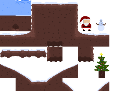 Winter tilemap graphic design