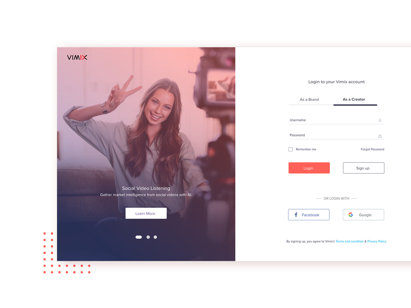 Landing Page UI by Fr3D on Dribbble