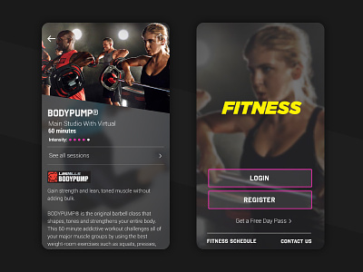 Fitness Mobile Concept