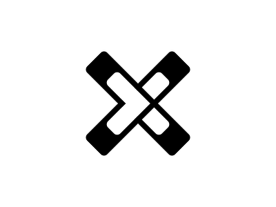 X-Aid bandaid branding clean logo style