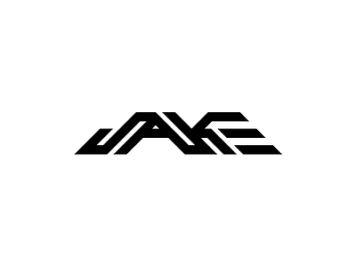 Jake branding clean design logo modern style text textlogo