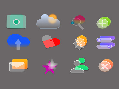 Forsted Glass Icon design figma figmadesign forstedglassicon forstedglassicondesign graphic design icon icondesign