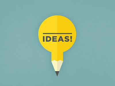 Ideas! idea ideas light bulb lightbulb pencil