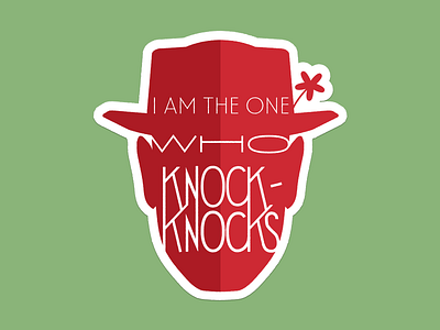 The One Who Knock-Knocks - Sticker breaking bad heisenberg porkpie the one who knocks