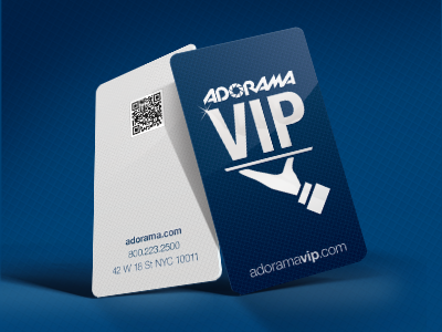 Adorama VIP campaign identity card