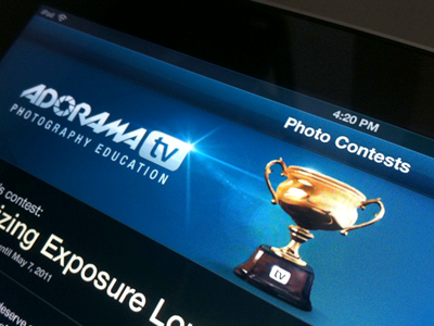 Trophy in action. 4:20 app contest ipad trophy yay