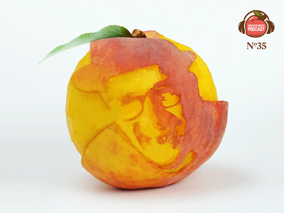 Creative South Podcast + Me = Peachy! creative south cs17 food fruit podcast portrait ux 🍑