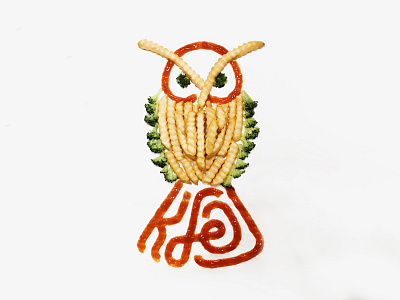 Superb Owl broccoli dimensional type food type fries hebrew ketchup owl super bowl superb owl superbowl