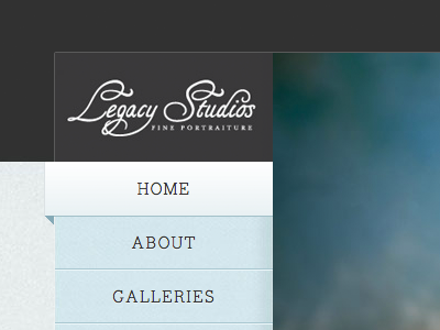 Fine Portraiture Site - Now Live legacy studios photography web design