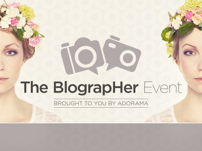The BlograpHer Event adorama blographer camera conference dslr event logo photographer photography point shoot