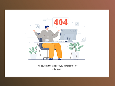 A simple 404 not found page