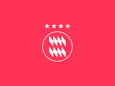 FC Bayern Logo Redesign bayern branding design fc fcb flat football logo minimal munich sport vector