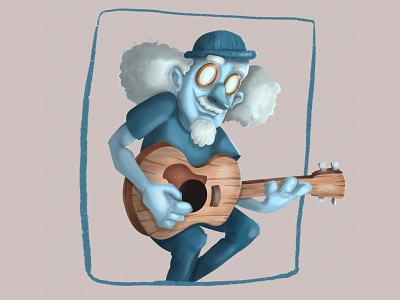 Finkelstein animation character design illustration