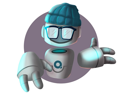 HipsteRobot animation character character design design illustration