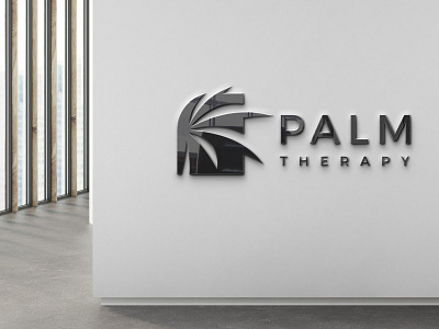 Palm Therapy branding design graphic design logo typography