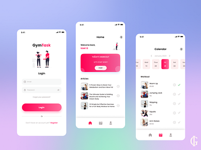 Fitness App | UI/UX design