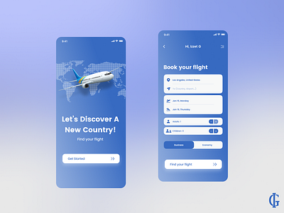 Flight booking app | UI/UX design booking design flight graphic design izzetg mobileapp mobiledesign ui ui design uidesign uiux uiux design ux ux design uxdesign uxui uxui design