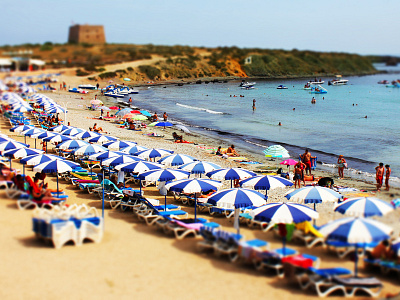 Tilt Shift Beach beach photography shift summer tilt tilt shift