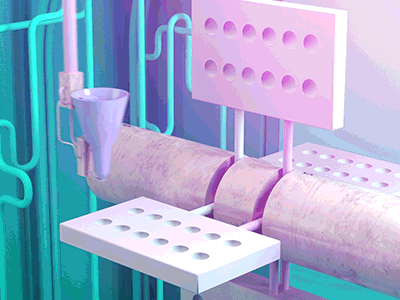 Cake Machine 3d cinema4d cyan design loop magenta motion render satisfying