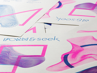 Form & Seek exhibition identity