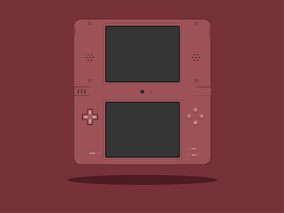 Nintendo DSi XL 3ds adobe illustrator design ds dsi xl flatdesign gameboy gaming handheld illustration nds nintendo nintendo 3ds nintendo ds nintendo dsi nintendo dsi xl nintendo handheld wacom cintiq