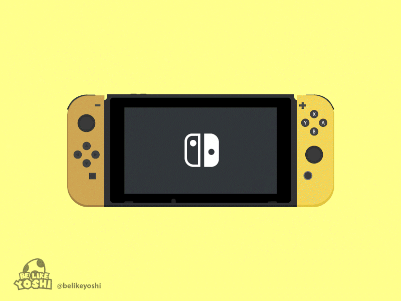 Nintendo Switch color animation