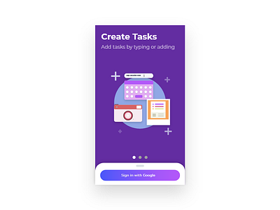 note taking app onboarding screen clean illustration minimalistic