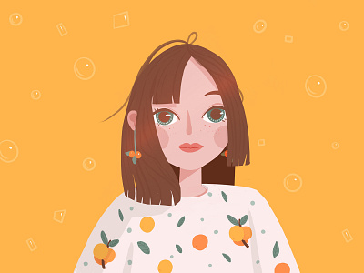 a girl illustration