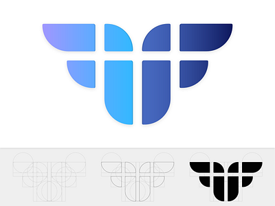 Wings / Letter F Logo