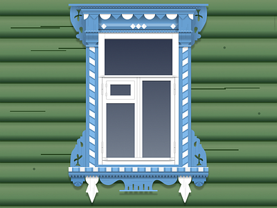 Village Window figma illustration sketch vector window