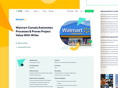 Wrike Customers Web Portal – Inner Page