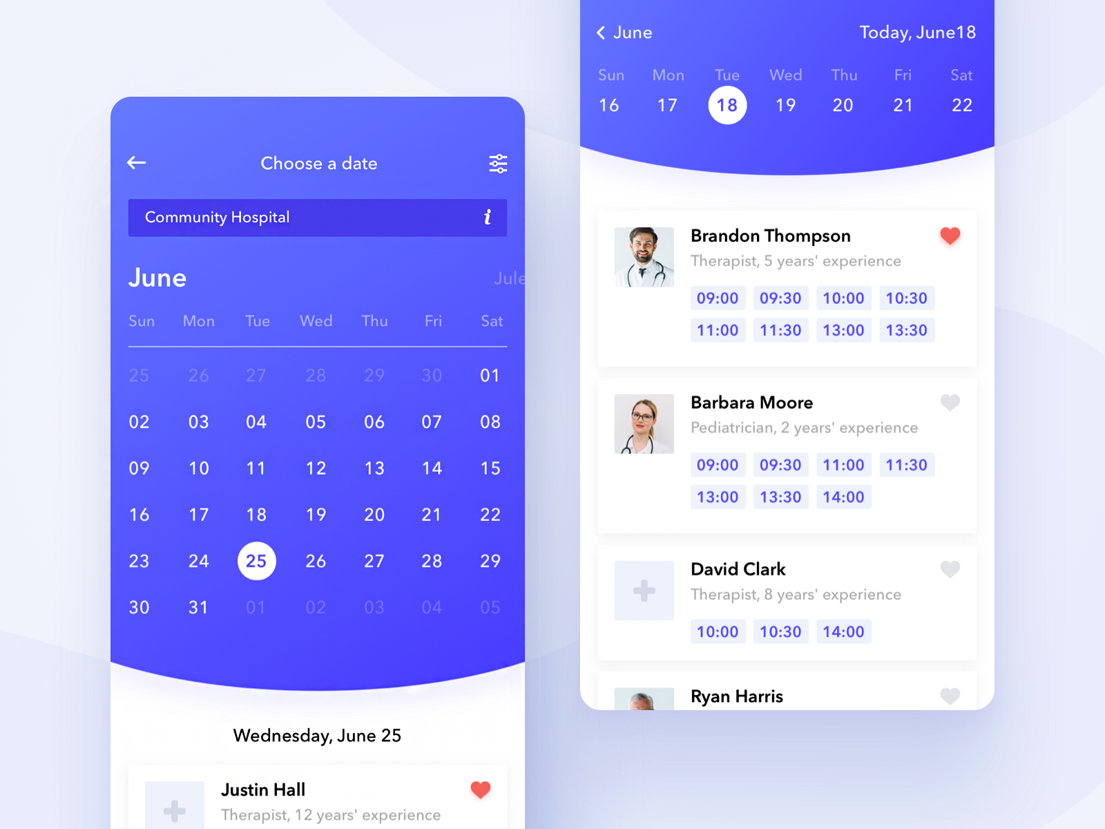 Mobiapp – Mobile Medicine App, Calendar by CATPOWER on Dribbble