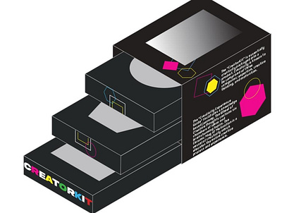3D Packaging Design Pt. 1 design graphic design illustrator isometric package design packaging