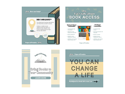 Pages of Promise Campaign Pt. 1 - Social Posts branding design graphic design illustrator