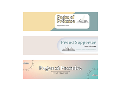 Pages of Promise Campaign Pt. 2 - Social Headers