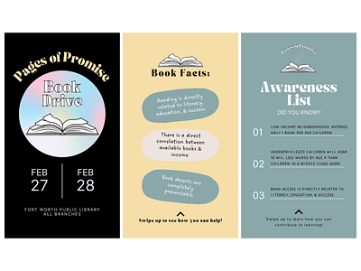 Pages of Promise Campaign Pt. 3 - Social Stories branding design graphic design illustrator