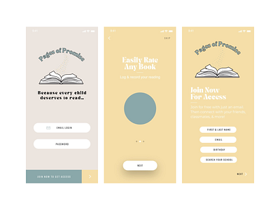 Pages of Promise Campaign Pt. 4 - App Designs 1 adobe xd design graphic design illustrator ui
