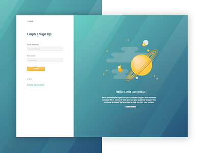 Login Screen boostopia consumer customer service data illustration percentage