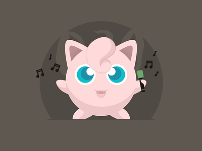 039 Jigglypuff 100days illustration pokemon sketch vector