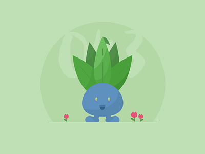 043 Oddish 100days illustration pokemon sketch vector