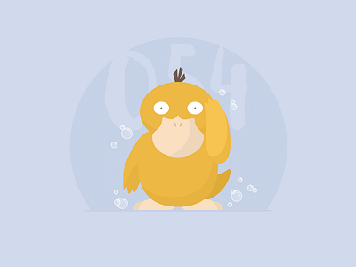 054 Psyduck 100days illustration pokemon sketch vector