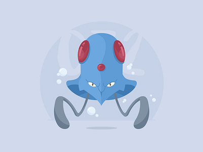 072 Tentacool 100days illustration nerd pokemon sketch