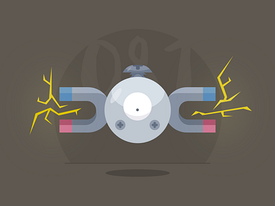 081 Magnemite 100days illustration nerd pokemon sketch